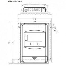 MPPT solární regulátor EPsolar 100VDC/ 10A série XTRA - 12/24V